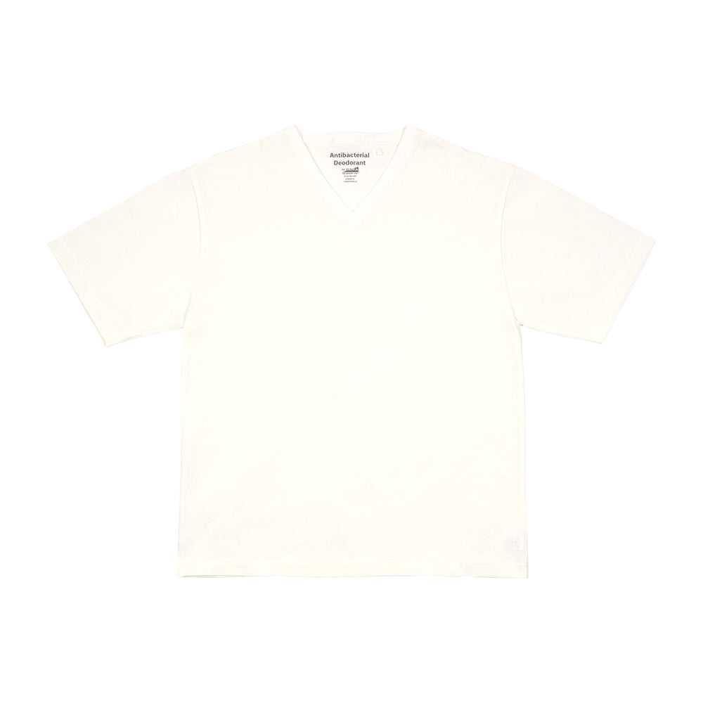 N.PARA エヌ.パラ  ドレスT Vネック 抗菌防臭 - トップス White / L RENOWNINX ONLINE SHOP