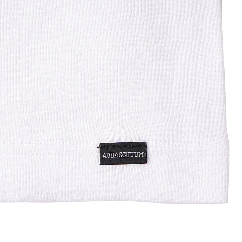 Aquascutum アクアスキュータム 半袖U首 超長綿 スムース - トップス  RENOWNINX ONLINE SHOP