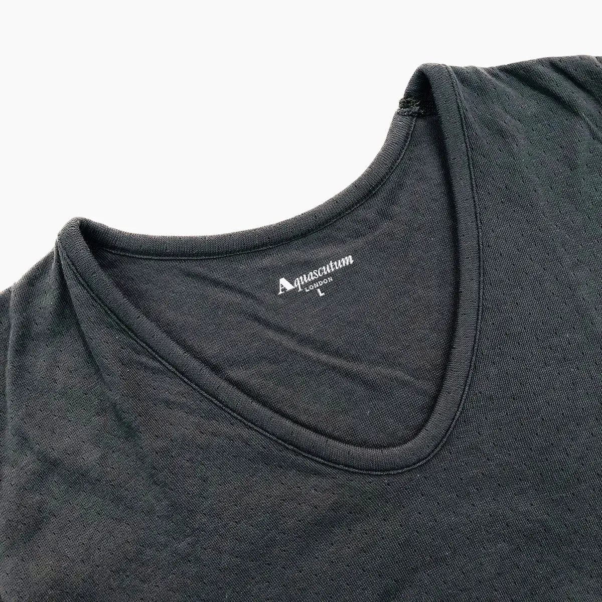 Aquascutum アクアスキュータム インナー 長袖U首 綿接結天竺 - トップス RENOWNINX ONLINE SHOP