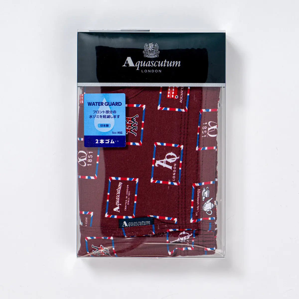 Aquascutum アクアスキュータム ボクサー 25FW ウォーターガード 2本ゴム イギリスアイテム - パンツ RENOWNINX ONLINE SHOP