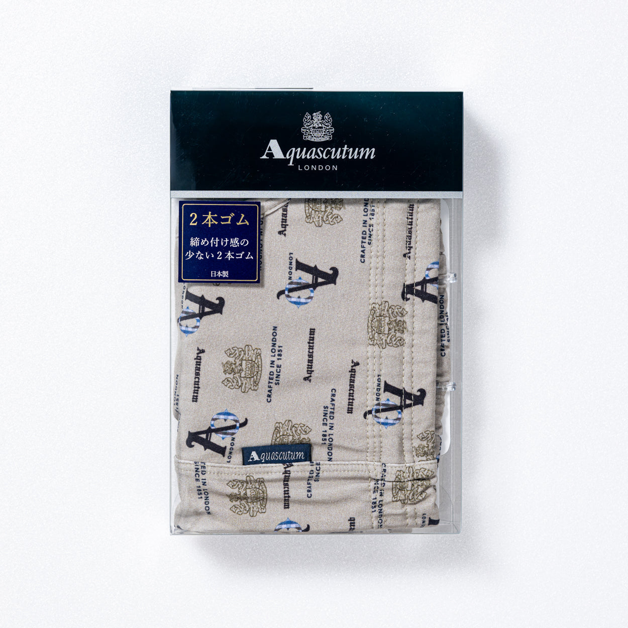 Aquascutum アクアスキュータム ボクサー 25FW 2本ゴム Aスタイル - パンツ RENOWNINX ONLINE SHOP