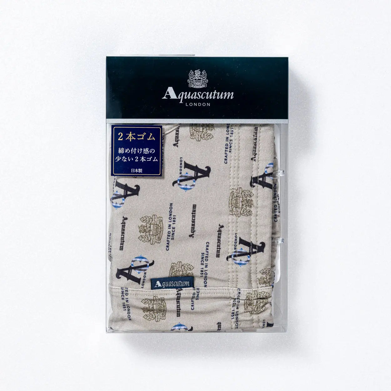 Aquascutum アクアスキュータム ボクサー 25FW 2本ゴム Aスタイル - パンツ RENOWNINX ONLINE SHOP