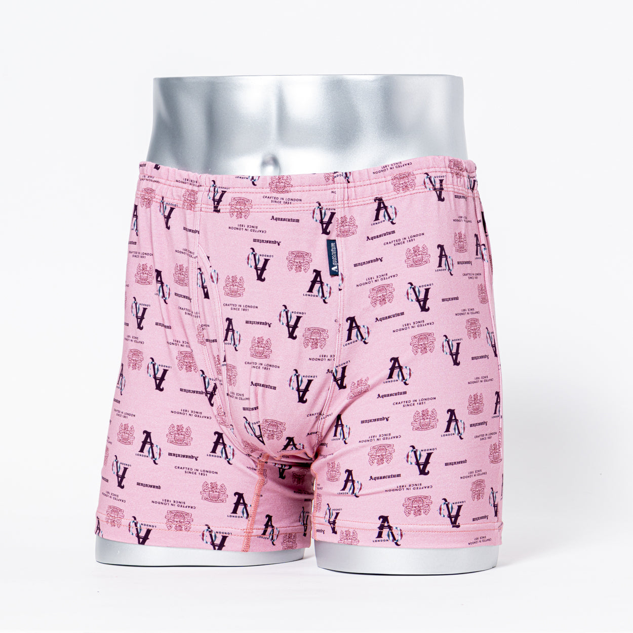 Aquascutum アクアスキュータム ボクサー 25FW 2本ゴム Aスタイル - パンツ Pink / LL RENOWNINX ONLINE SHOP