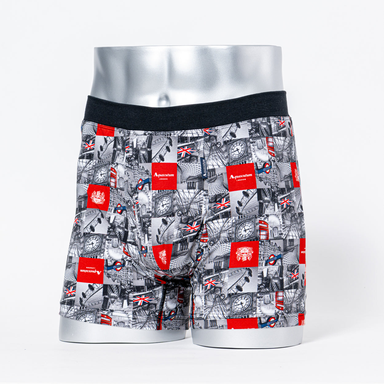 Aquascutum アクアスキュータム ボクサー 25FW スパンゴム 英-建物 - パンツ Red / LL RENOWNINX ONLINE SHOP
