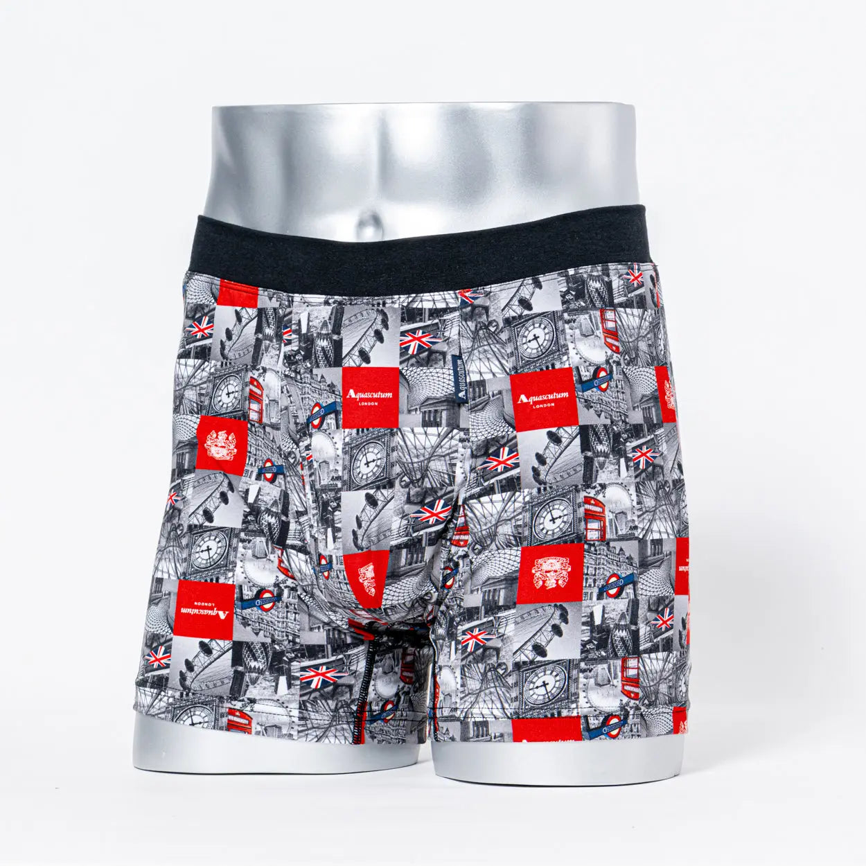 Aquascutum アクアスキュータム ボクサー 25FW スパンゴム 英-建物 - パンツ Red / LL RENOWNINX ONLINE SHOP