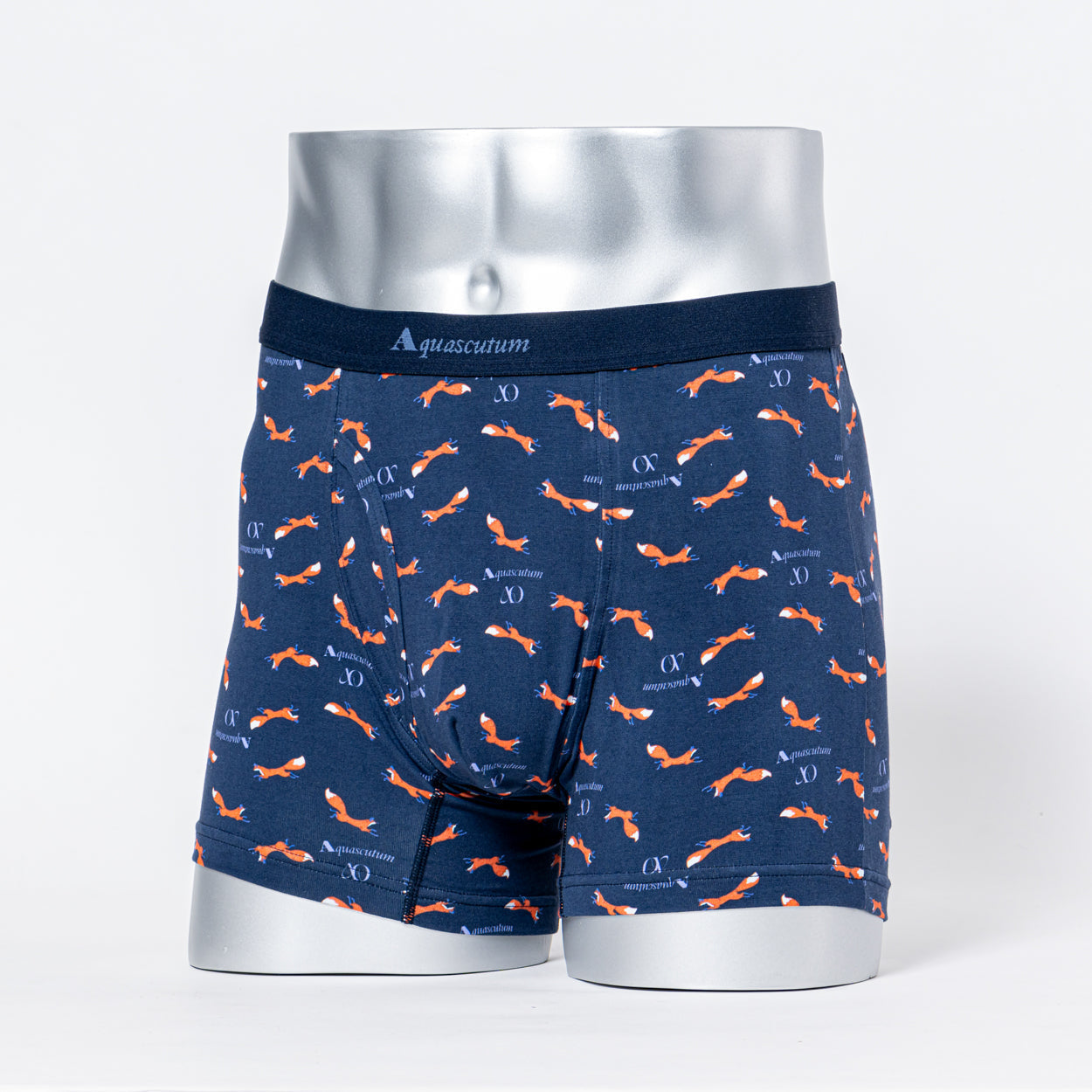 Aquascutum アクアスキュータム ニューライン ボクサー 25FW フォックス - パンツ Navy / LL RENOWNINX ONLINE SHOP