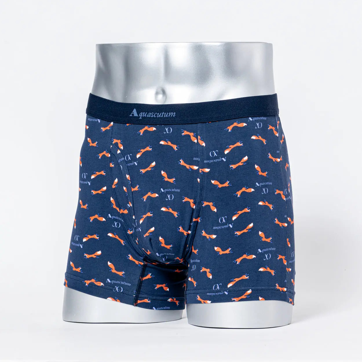 Aquascutum アクアスキュータム ニューライン ボクサー 25FW フォックス - パンツ Navy / LL RENOWNINX ONLINE SHOP