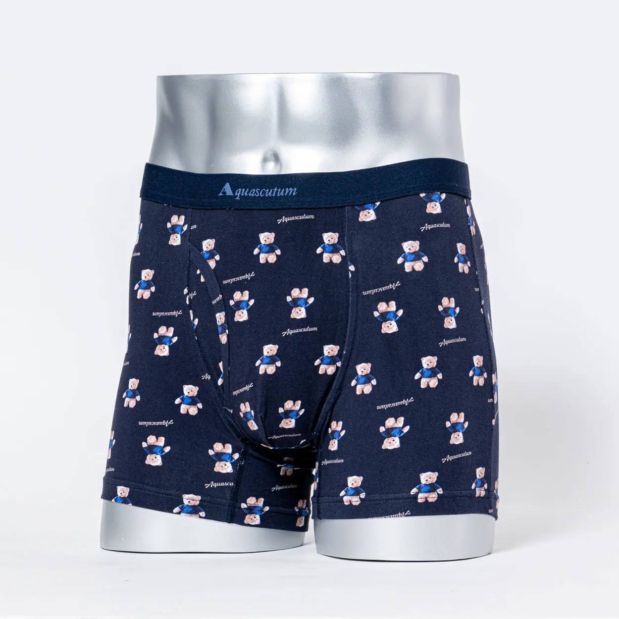Aquascutum アクアスキュータム ニューライン ボクサー 25FW テディベア - パンツ Navy / LL RENOWNINX ONLINE SHOP