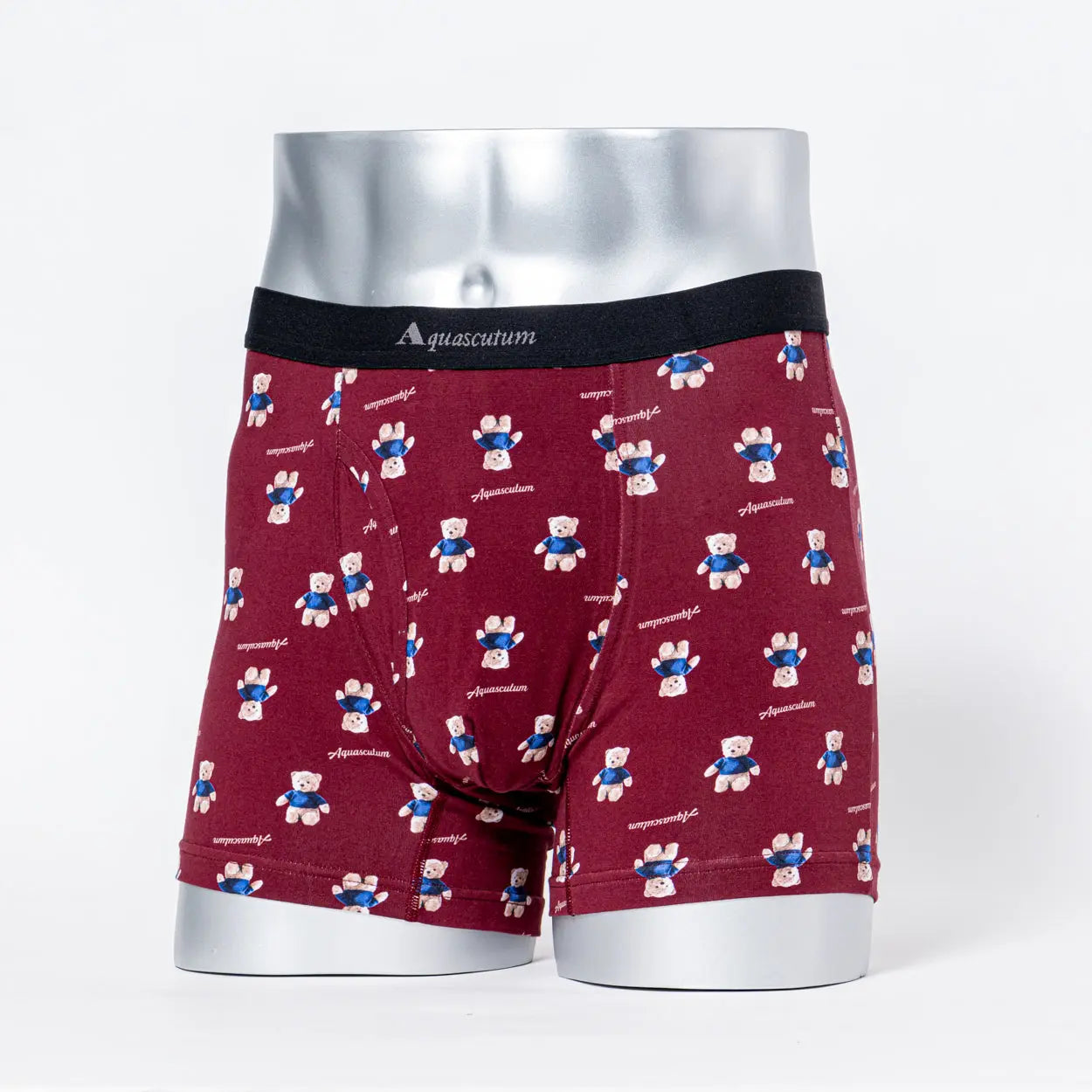 Aquascutum アクアスキュータム ニューライン ボクサー 25FW テディベア - パンツ Wine / LL RENOWNINX ONLINE SHOP
