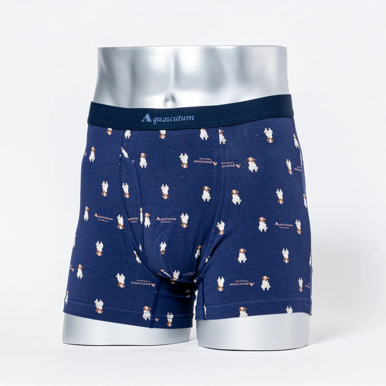 Aquascutum アクアスキュータム ニューライン ボクサー 25FW コーイケルホンディエ - パンツ Navy / LL RENOWNINX ONLINE SHOP