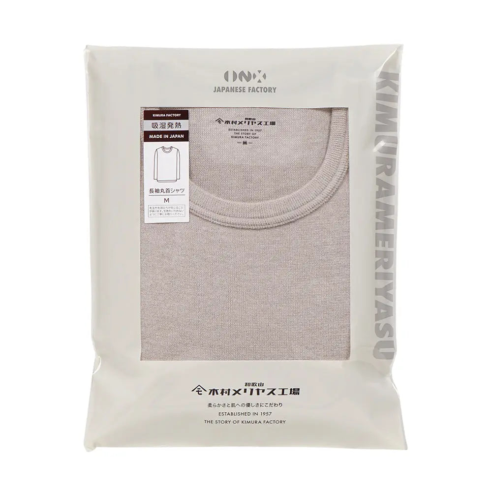 木村メリヤス工場 長袖丸首 ソリストヒート - トップス  RENOWNINX ONLINE SHOP