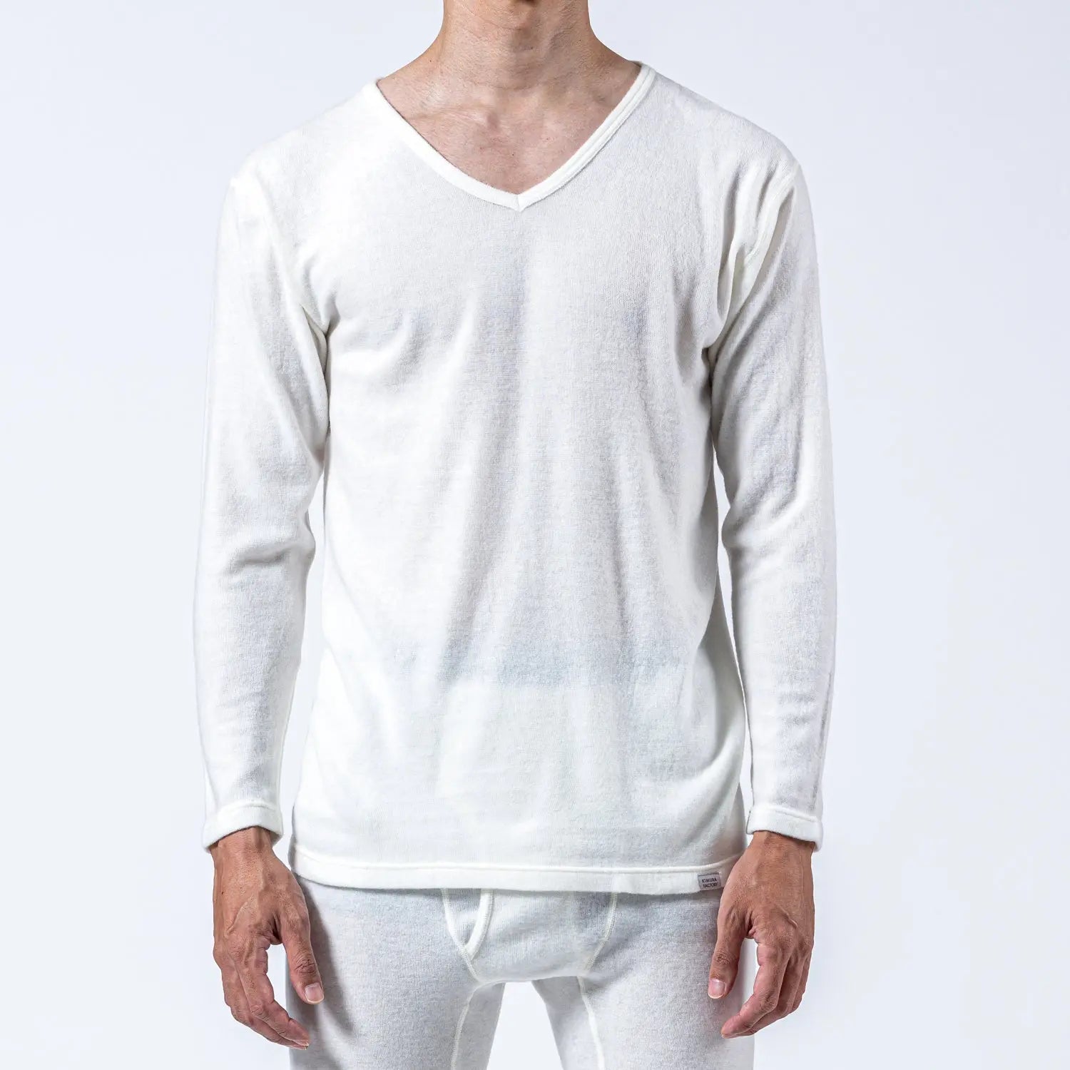 木村メリヤス工場 長袖V首 ソリストヒート - トップス  RENOWNINX ONLINE SHOP