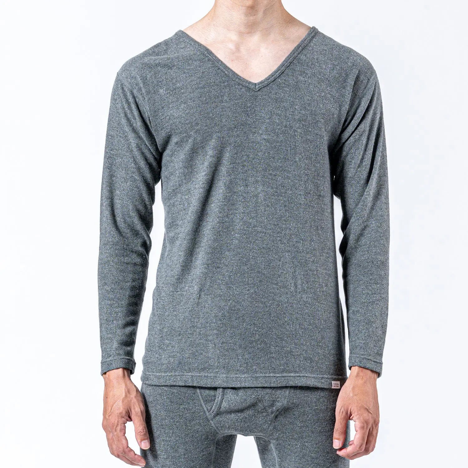 木村メリヤス工場 長袖V首 ソリストヒート - トップス  RENOWNINX ONLINE SHOP