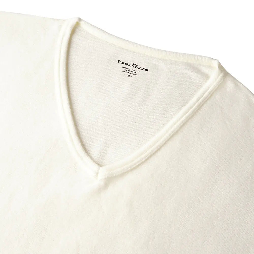 木村メリヤス工場 半袖V首Tシャツ ソリストヒート - トップス  RENOWNINX ONLINE SHOP