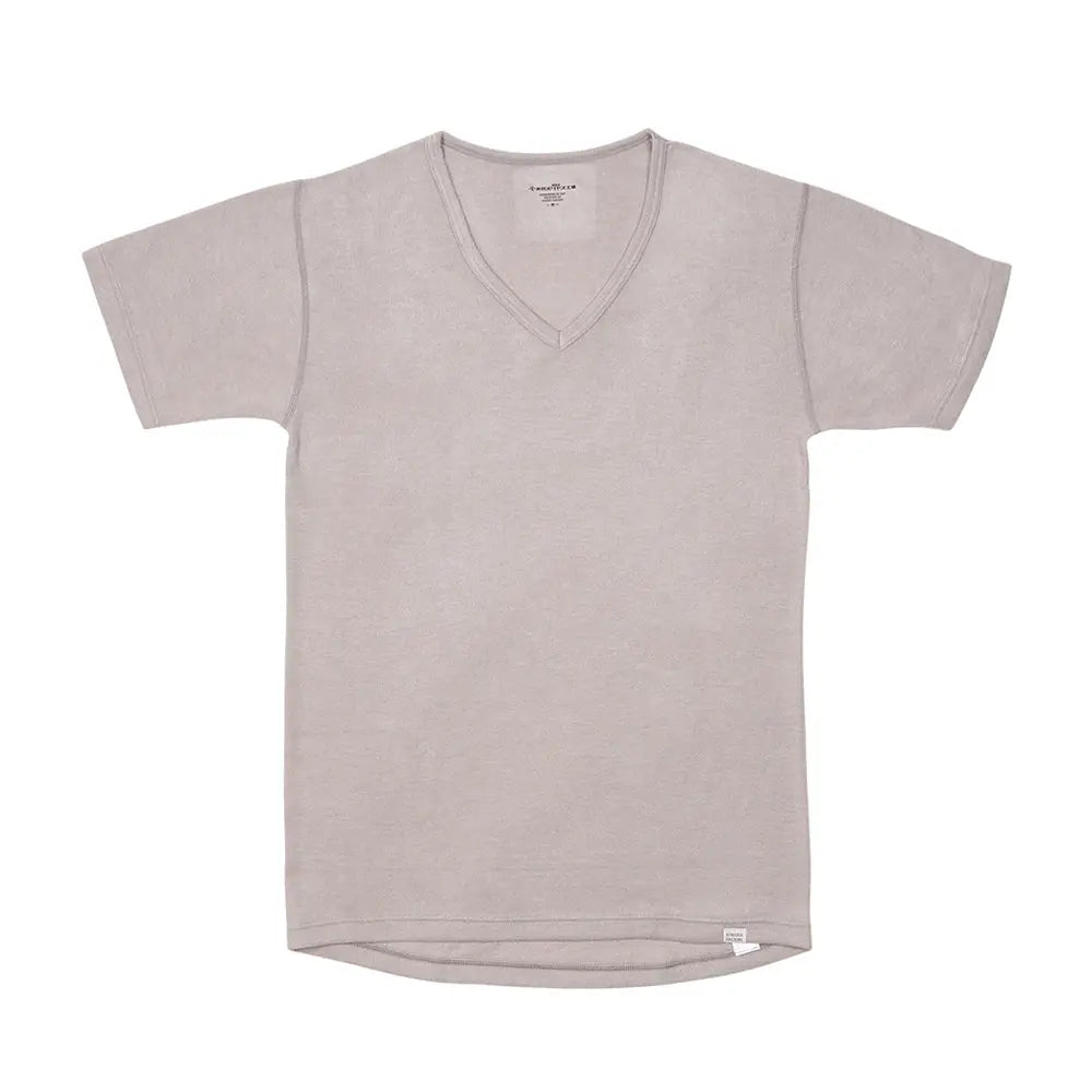 木村メリヤス工場 半袖V首Tシャツ ソリストヒート - トップス Light gray / L RENOWNINX ONLINE SHOP