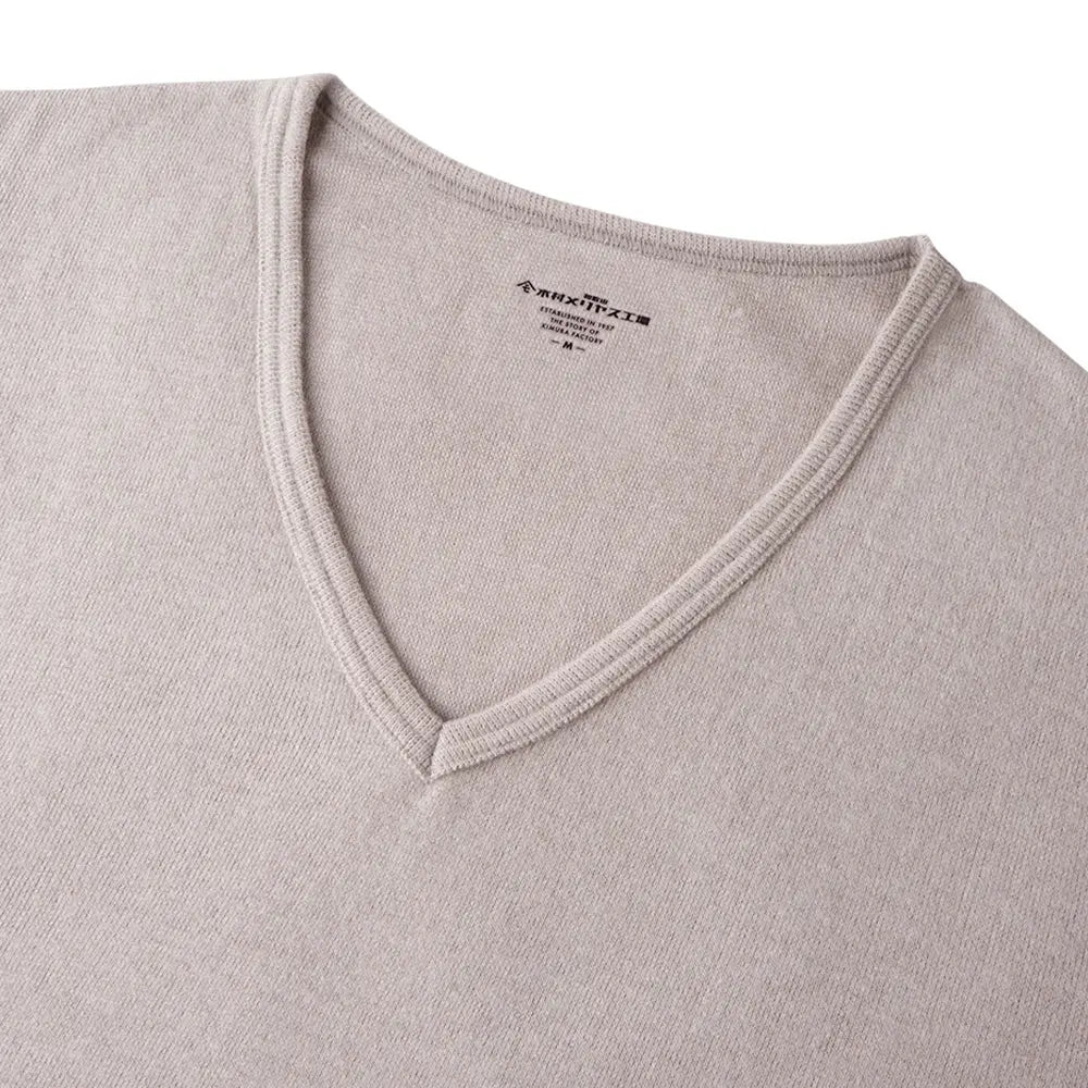 木村メリヤス工場 半袖V首Tシャツ ソリストヒート - トップス  RENOWNINX ONLINE SHOP