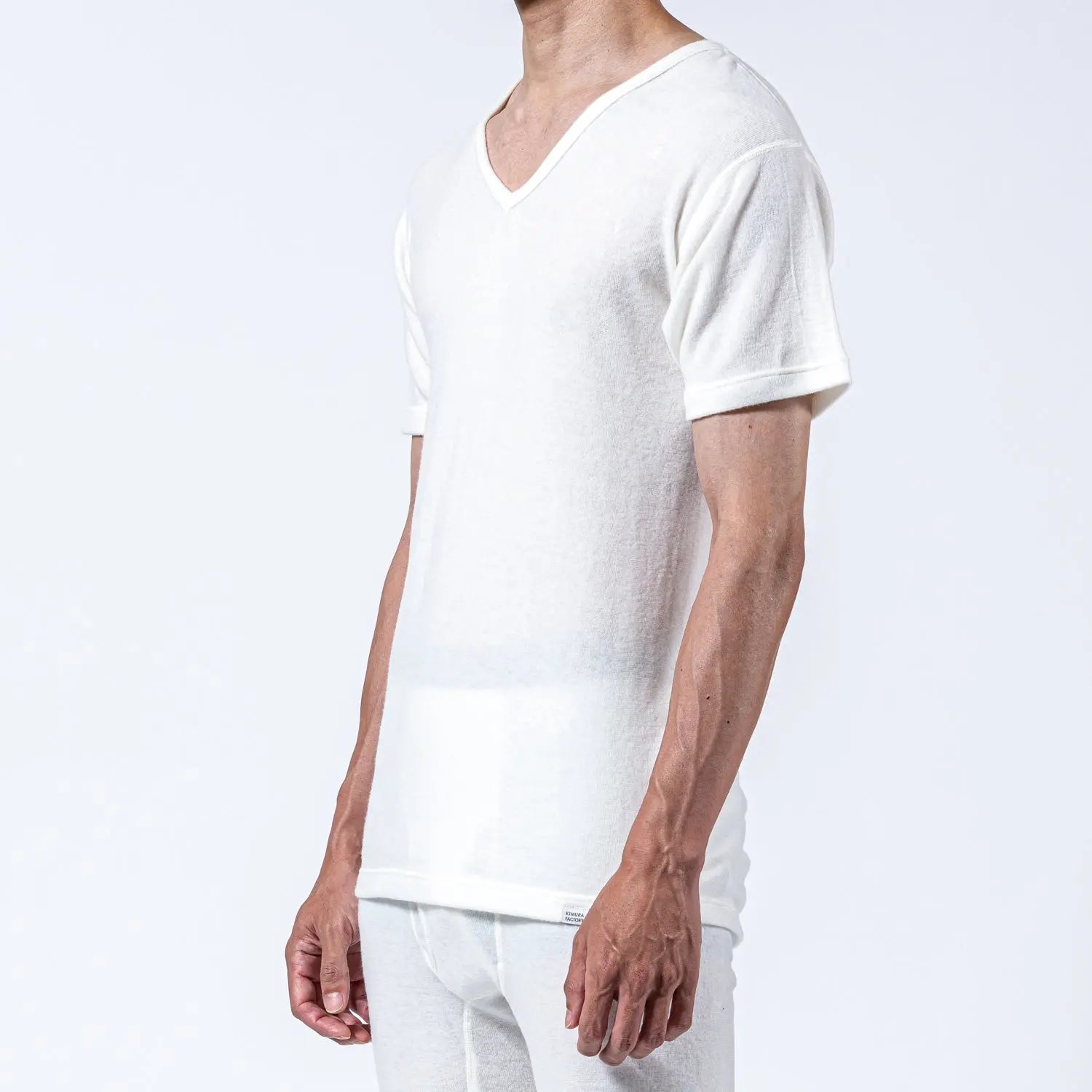 木村メリヤス工場 半袖V首Tシャツ ソリストヒート - トップス  RENOWNINX ONLINE SHOP