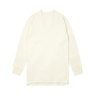WARM YOU ウォームユー 長袖U首 ウールキルト - トップス Off White / LL RENOWNINX ONLINE SHOP