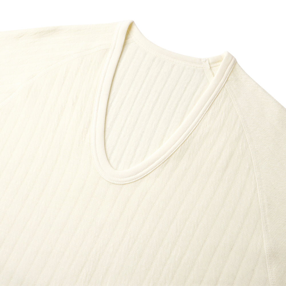 WARM YOU ウォームユー 長袖U首 ウールキルト - トップス  RENOWNINX ONLINE SHOP
