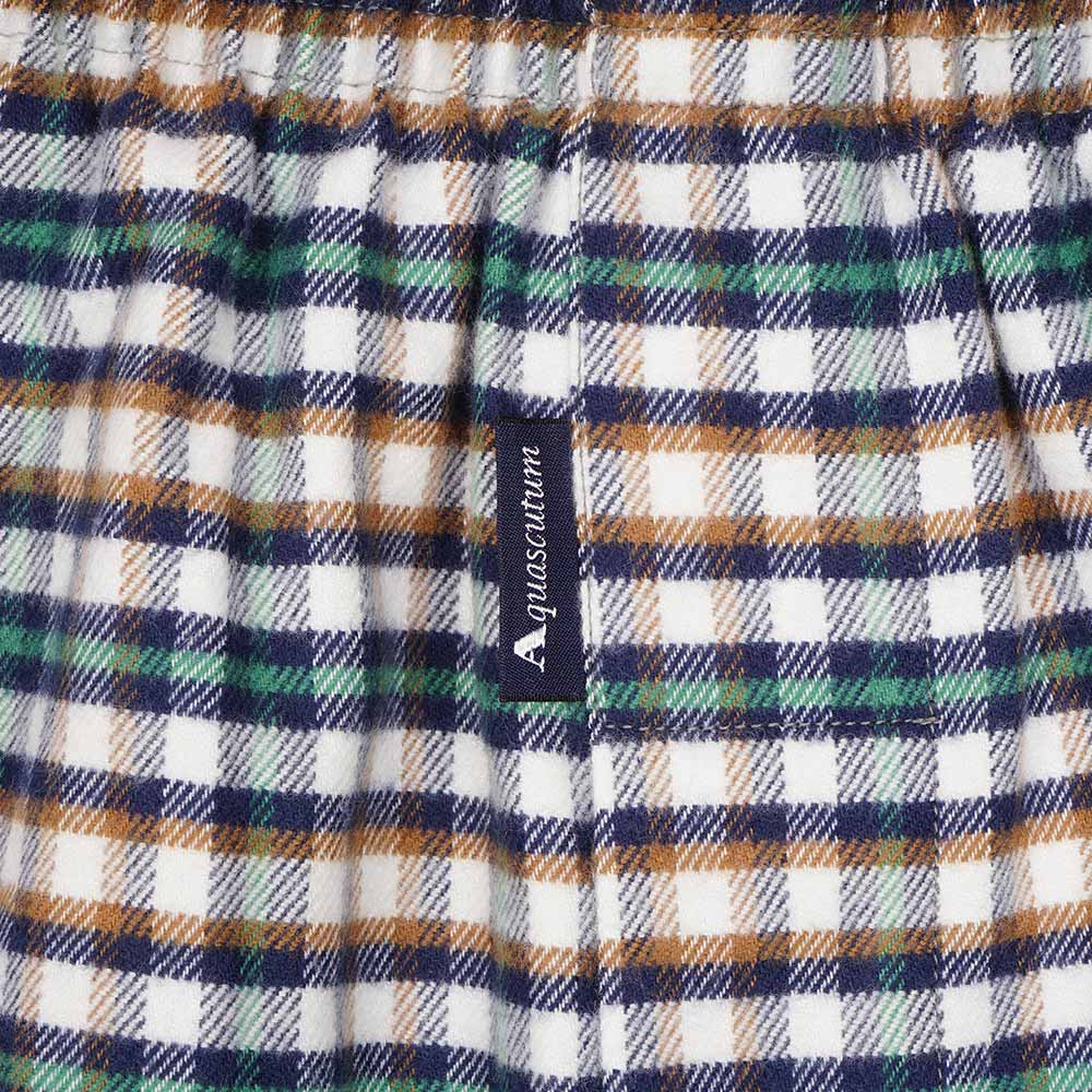 Aquascutum アクアスキュータム 裏打トランクス 24FW ネルチェック - パンツ  RENOWNINX ONLINE SHOP