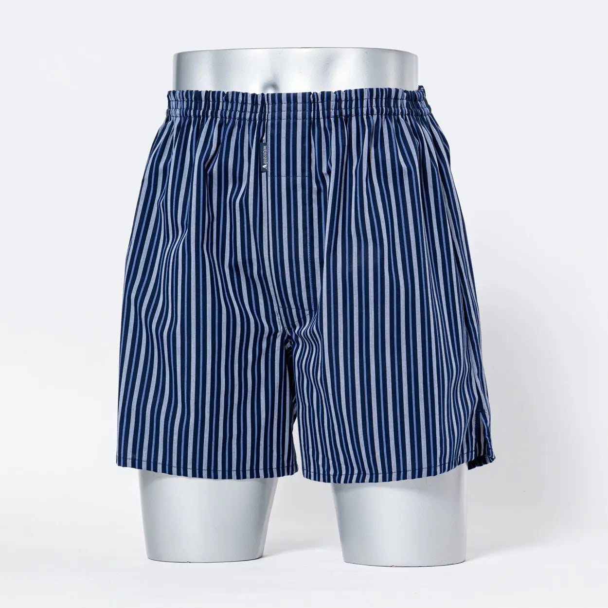 Aquascutum アクアスキュータム トランクス 25FW 2本ゴム ストライプA - パンツ Blue / LL RENOWNINX ONLINE SHOP