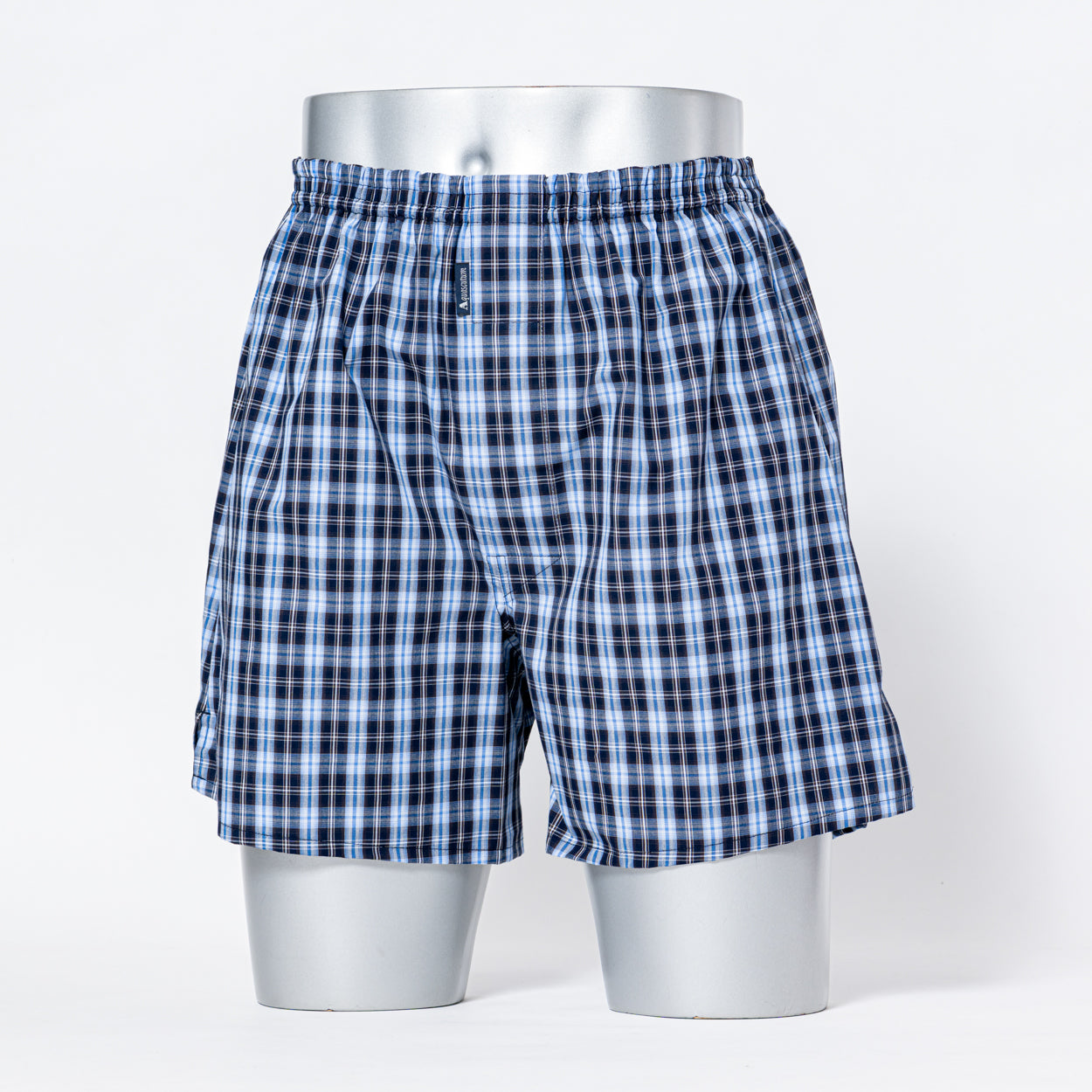 Aquascutum アクアスキュータム トランクス 25FW 2本ゴム チェックB - パンツ Sax / LL RENOWNINX ONLINE SHOP