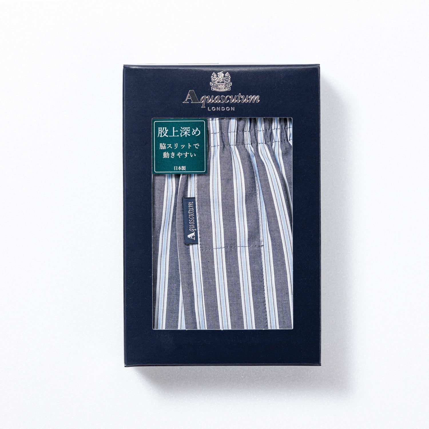 Aquascutum アクアスキュータム 裏打トランクス 25FW ストライプB - パンツ RENOWNINX ONLINE SHOP