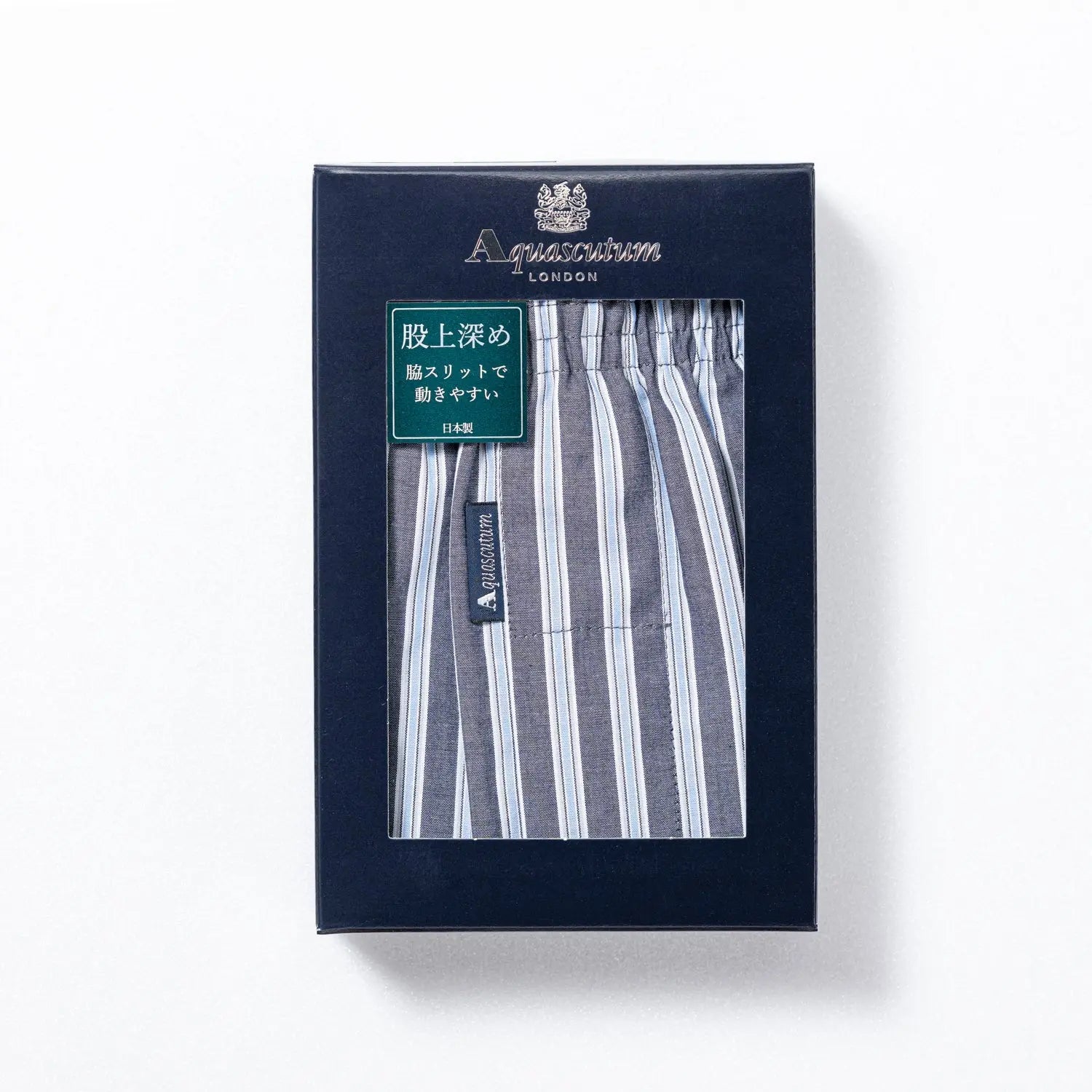 Aquascutum アクアスキュータム 裏打トランクス 25FW ストライプB - パンツ RENOWNINX ONLINE SHOP