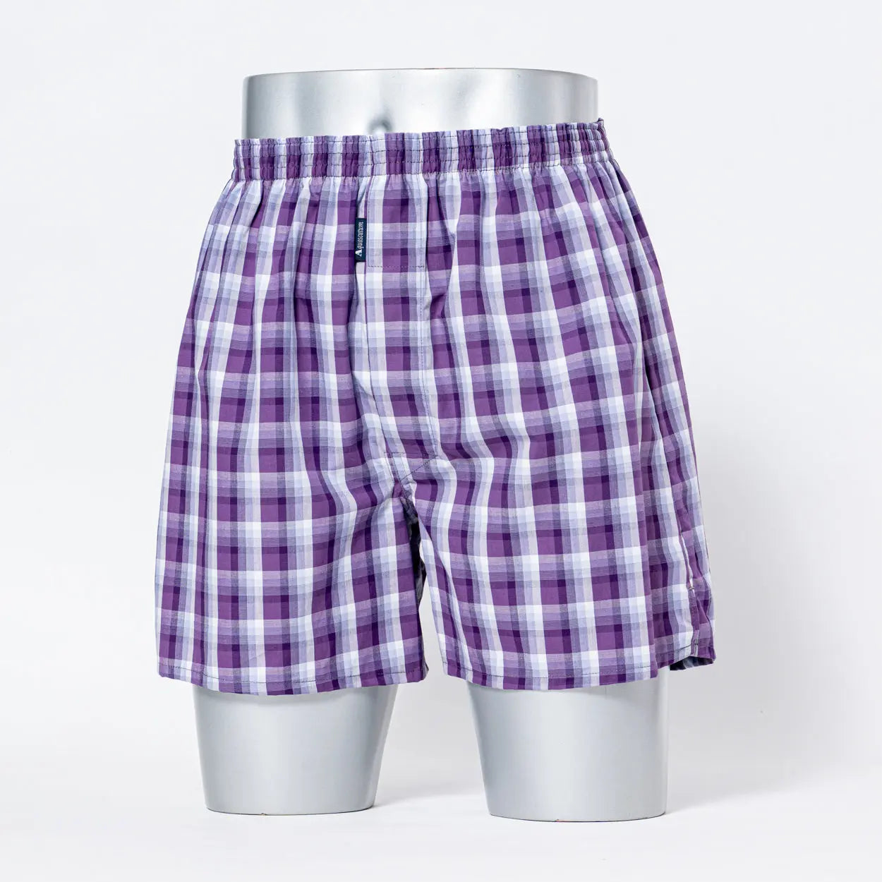 Aquascutum アクアスキュータム 裏打トランクス 25FW チェックC - パンツ Purple / LL RENOWNINX ONLINE SHOP