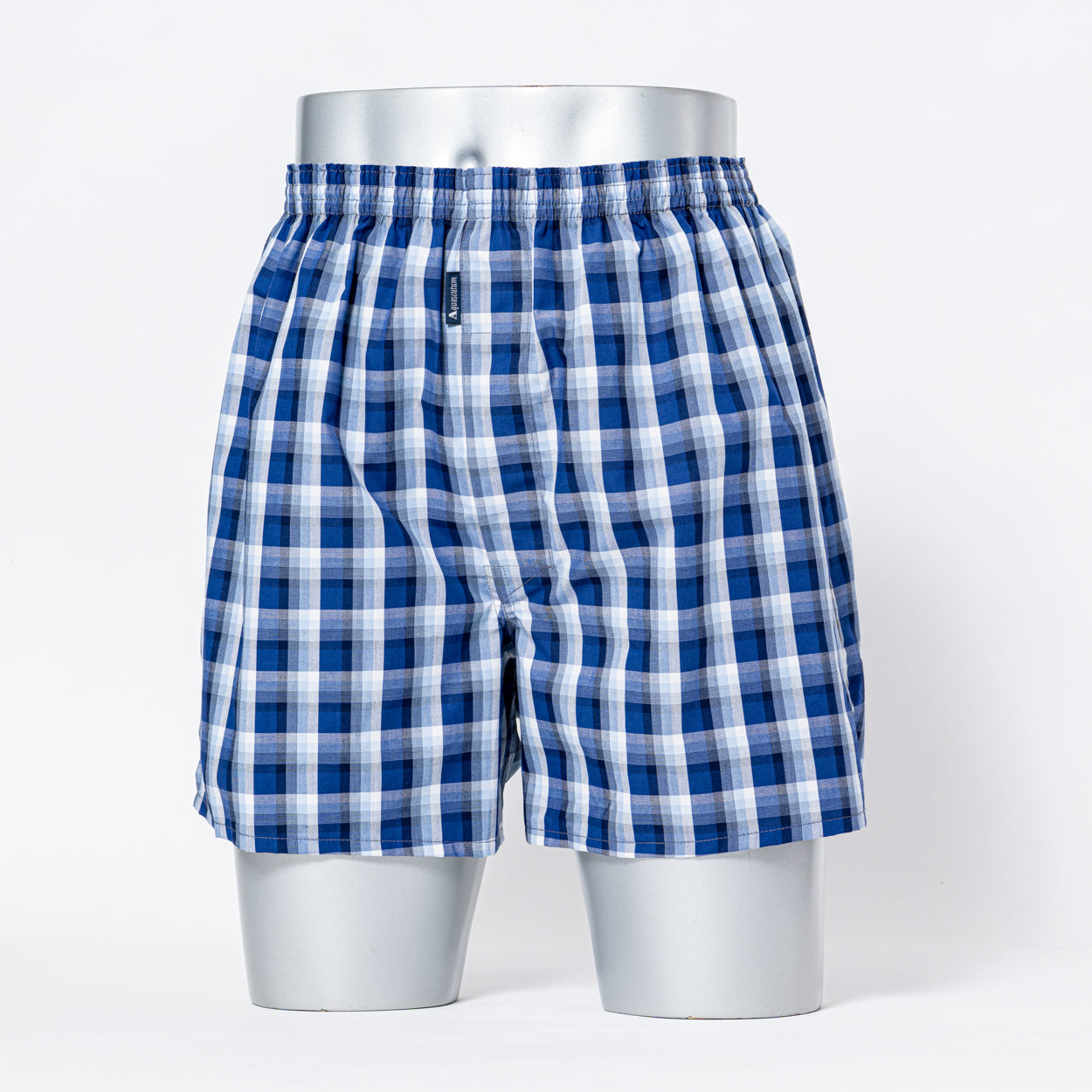Aquascutum アクアスキュータム 裏打トランクス 25FW チェックC - パンツ Blue / LL RENOWNINX ONLINE SHOP