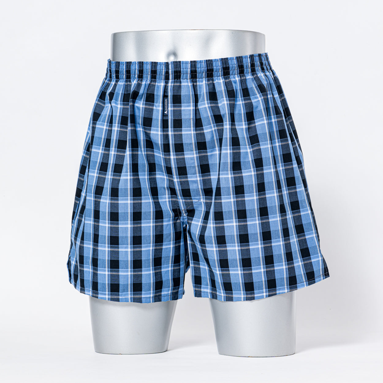 Aquascutum アクアスキュータム 裏打トランクス 25FW チェックD - パンツ Blue / LL RENOWNINX ONLINE SHOP