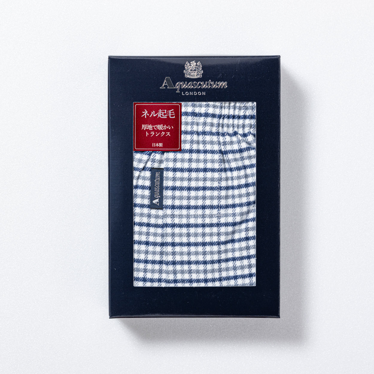 Aquascutum アクアスキュータム 裏打トランクス 25FW ネルガンチェック - パンツ RENOWNINX ONLINE SHOP