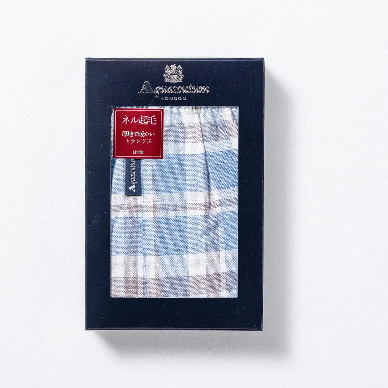 Aquascutum アクアスキュータム 裏打トランクス 25FW 太番ビエラチェック - パンツ RENOWNINX ONLINE SHOP