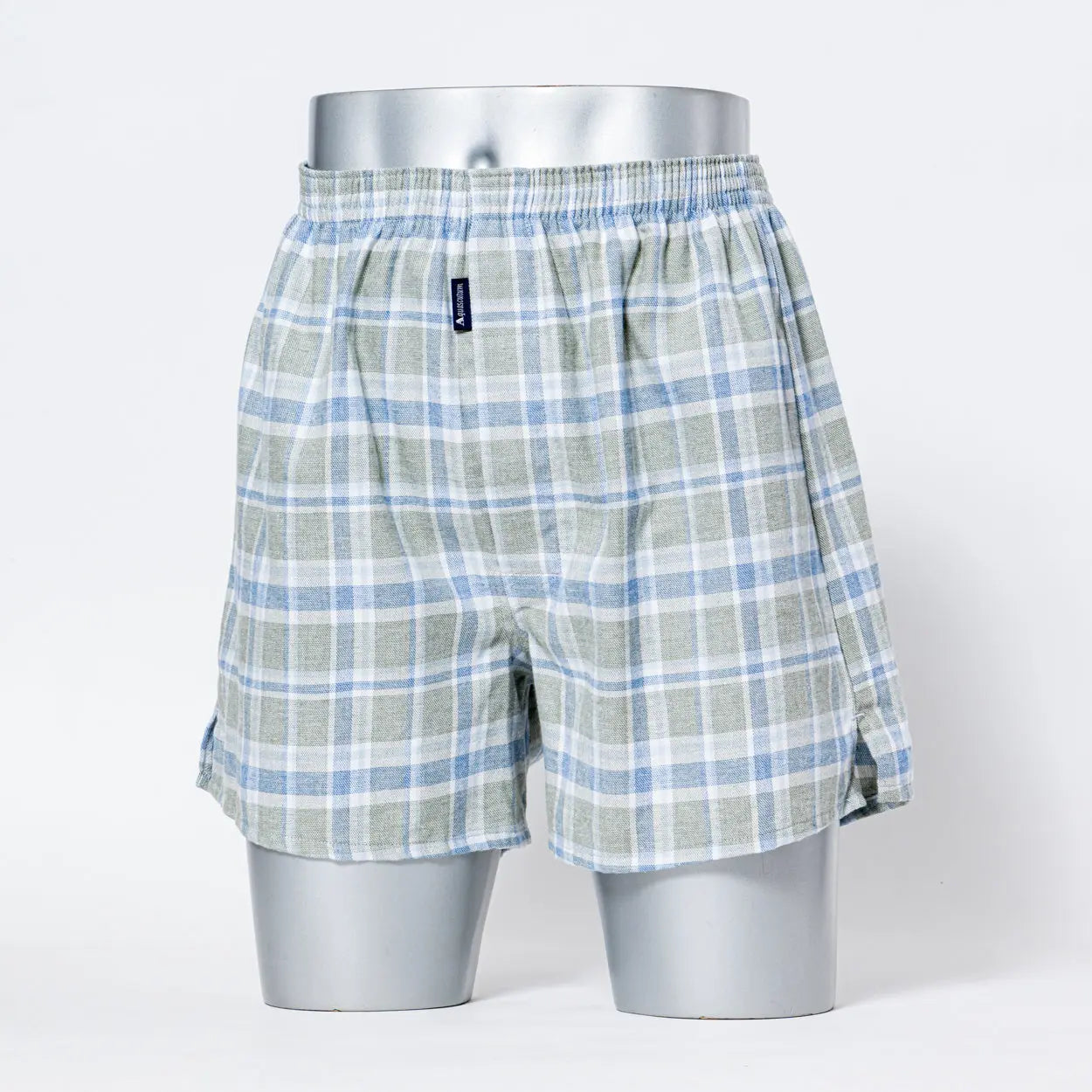 Aquascutum アクアスキュータム 裏打トランクス 25FW 太番ビエラチェック - パンツ Green / L RENOWNINX ONLINE SHOP