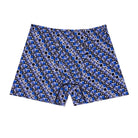 Aquascutum アクアスキュータム ボクサー 25S 2本ゴム 幾何バイヤス - パンツ Blue / LL RENOWNINX ONLINE SHOP