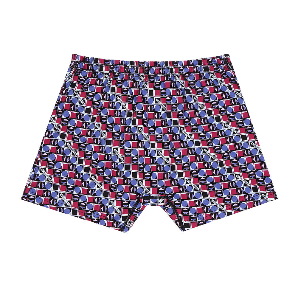Aquascutum アクアスキュータム ボクサー 25S 2本ゴム 幾何バイヤス - パンツ  RENOWNINX ONLINE SHOP