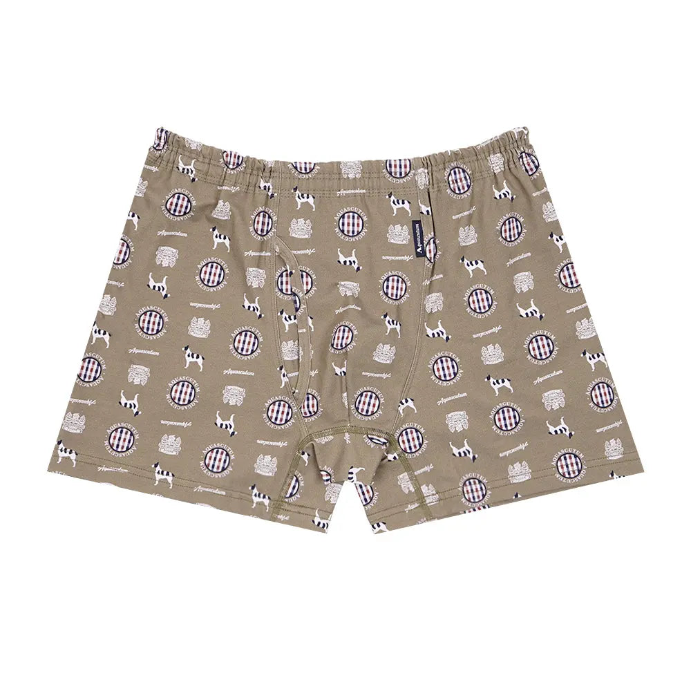 Aquascutum アクアスキュータム ボクサー 25S 2本ゴム AQドッグ - パンツ Green / LL RENOWNINX ONLINE SHOP