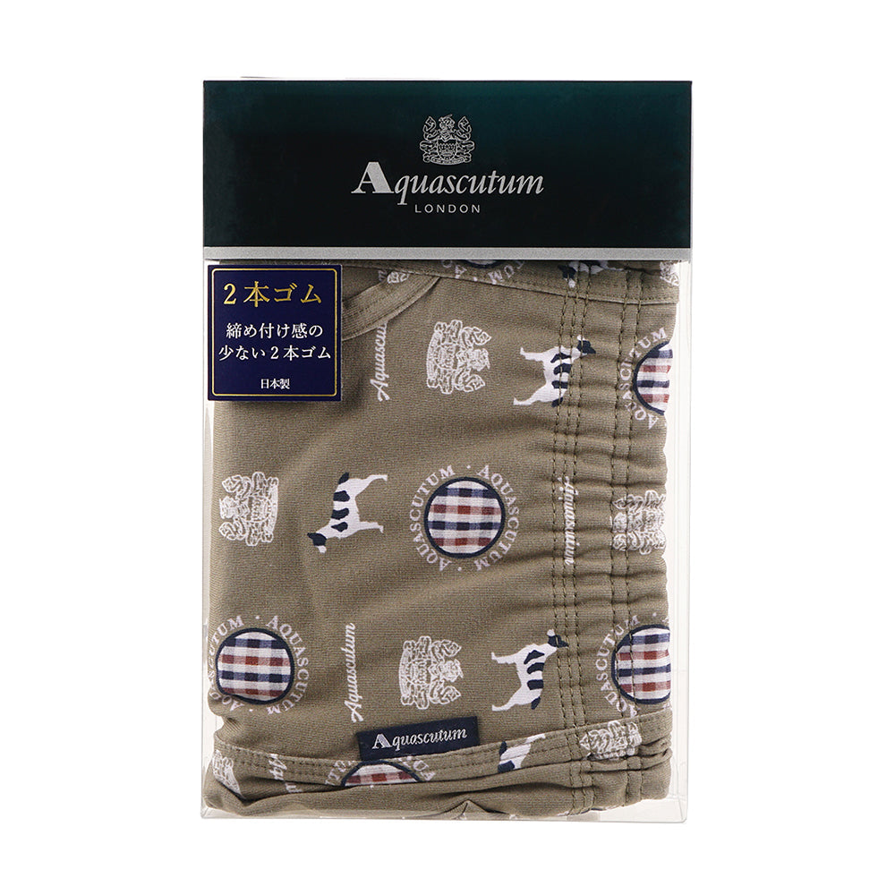 Aquascutum アクアスキュータム ボクサー 25S 2本ゴム AQドッグ - パンツ  RENOWNINX ONLINE SHOP