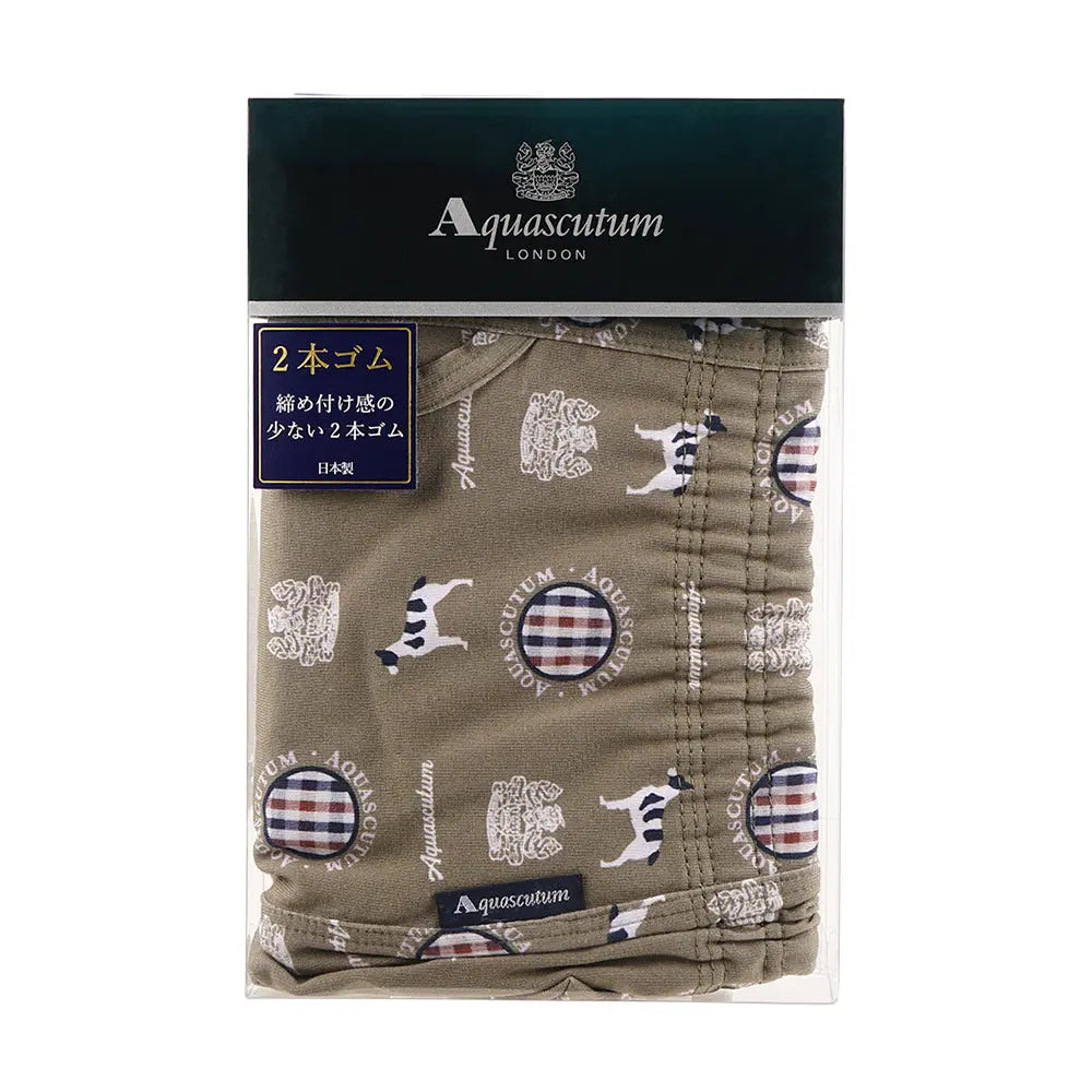 Aquascutum アクアスキュータム ボクサー 25S 2本ゴム AQドッグ - パンツ RENOWNINX ONLINE SHOP