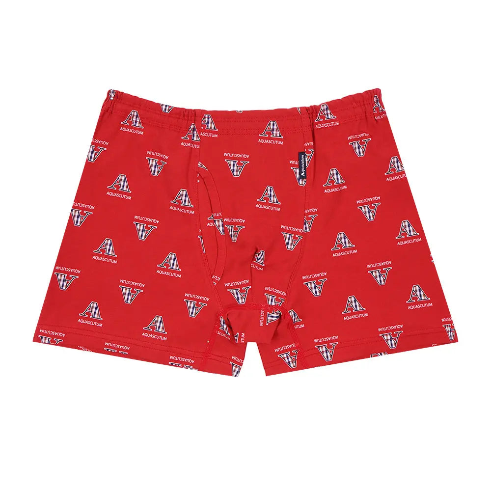 Aquascutum アクアスキュータム ボクサー 25S 2本ゴム Aチェック - パンツ Red / LL RENOWNINX ONLINE SHOP