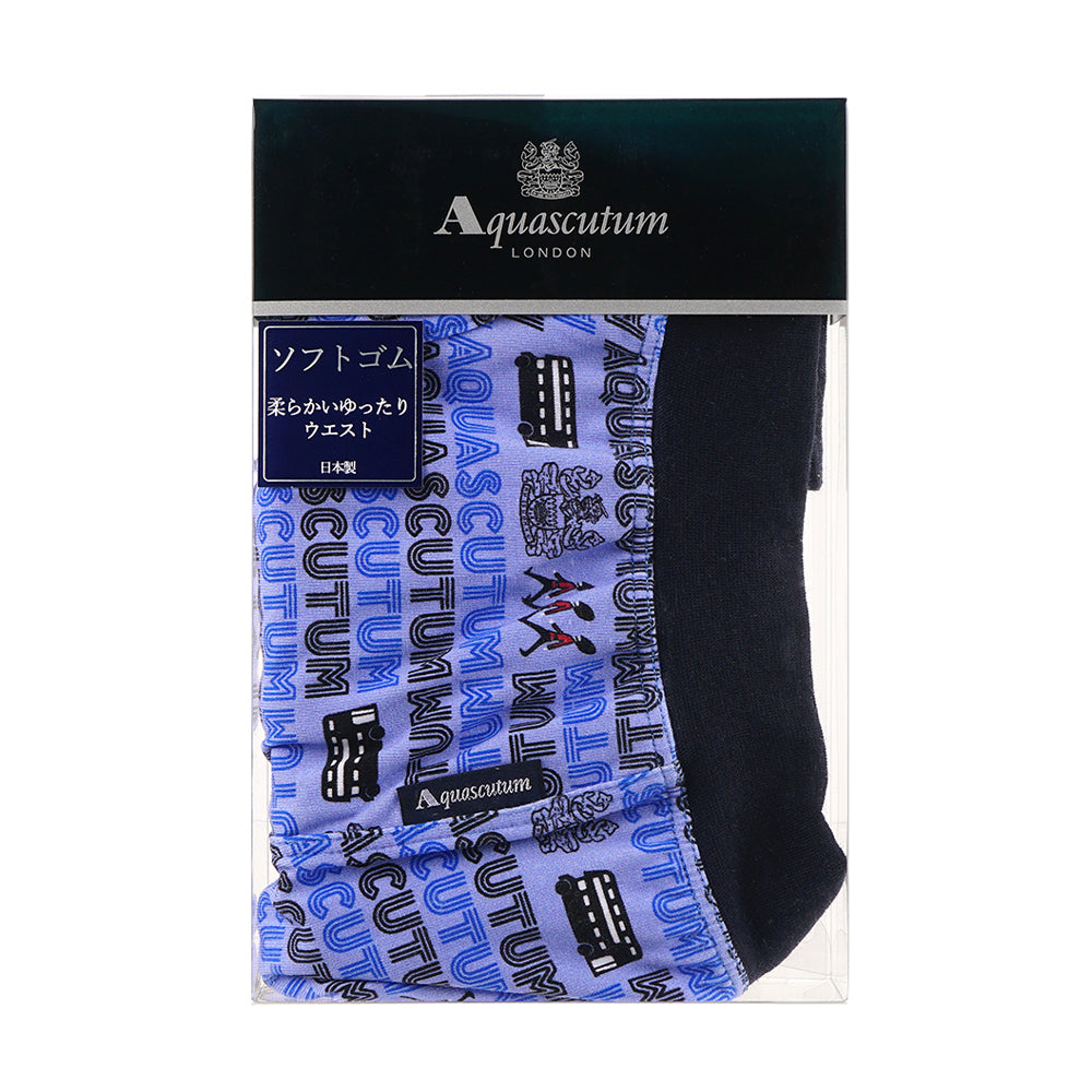Aquascutum アクアスキュータム ボクサー 25S スパンゴム ロゴボーダー - パンツ  RENOWNINX ONLINE SHOP