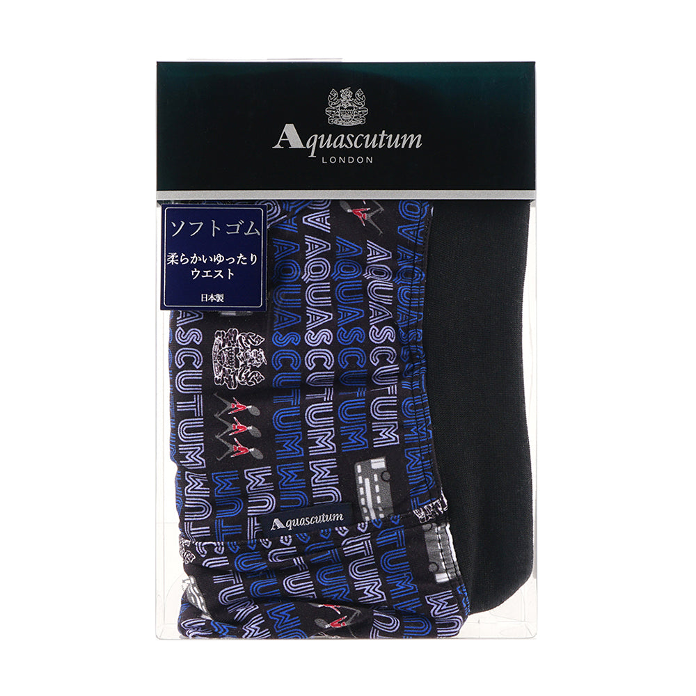 Aquascutum アクアスキュータム ボクサー 25S スパンゴム ロゴボーダー - パンツ  RENOWNINX ONLINE SHOP
