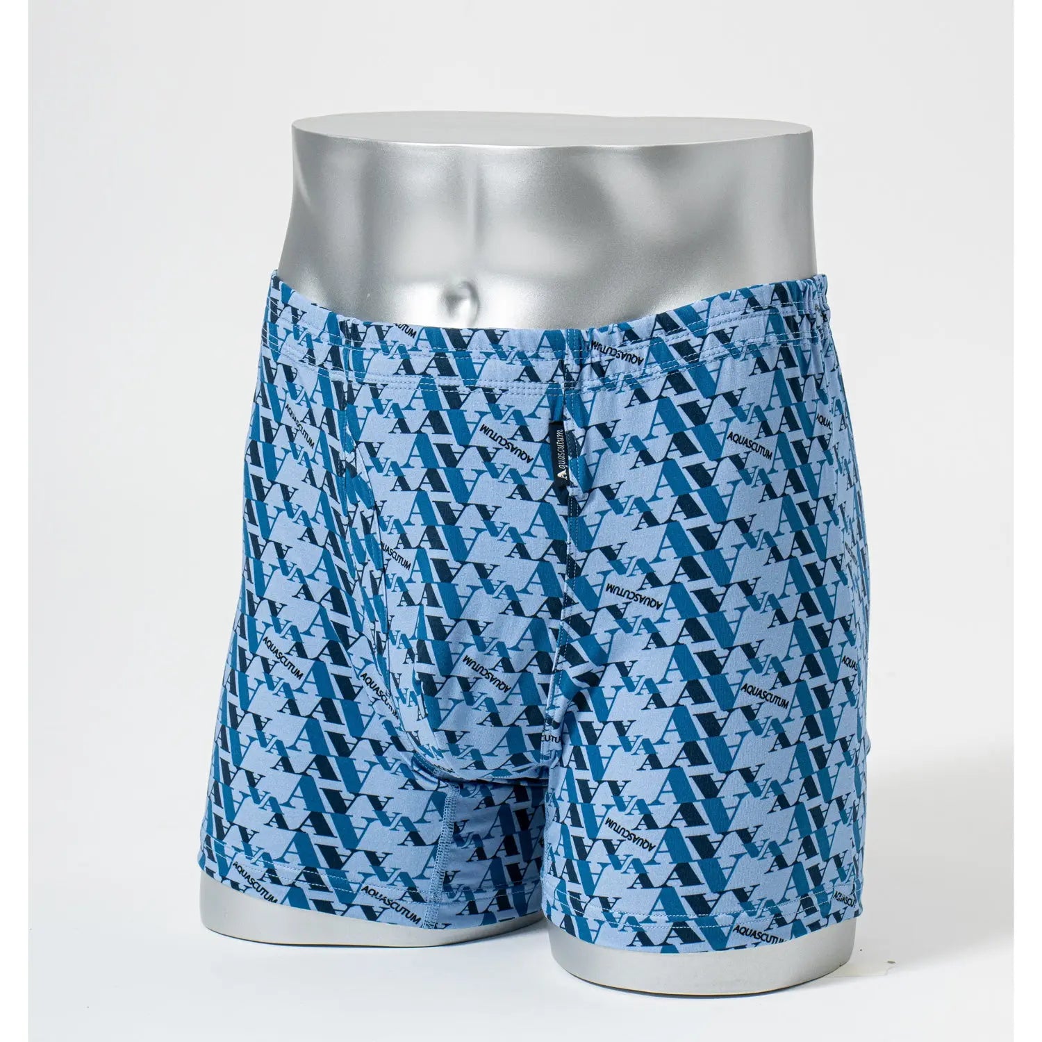 Aquascutum アクアスキュータム ボクサー 25S ウォーターガード 2本ゴム Aシャドー - パンツ Sax / LL RENOWNINX ONLINE SHOP
