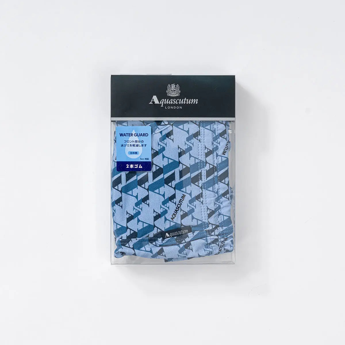 Aquascutum アクアスキュータム ボクサー 25S ウォーターガード 2本ゴム Aシャドー - パンツ RENOWNINX ONLINE SHOP