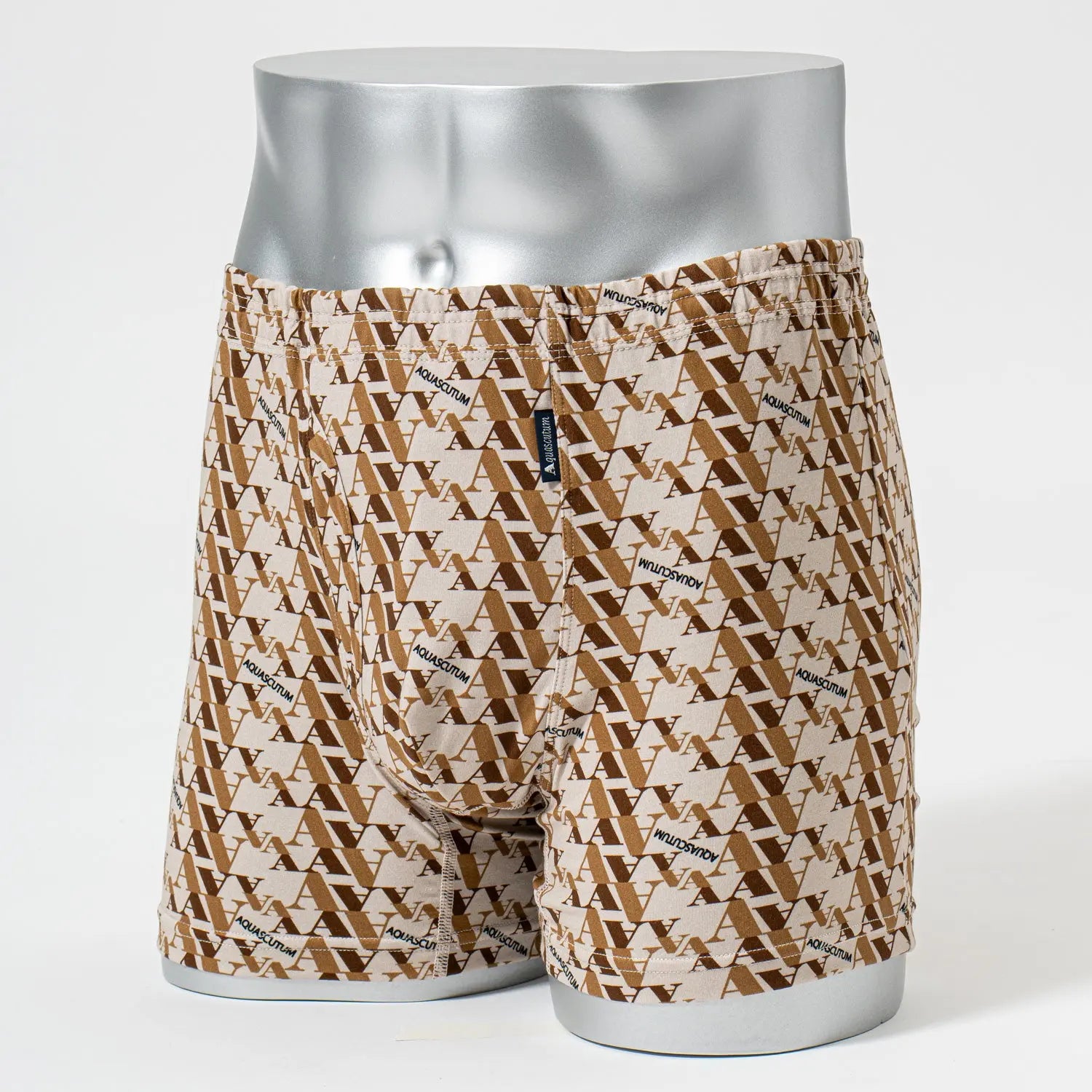 Aquascutum アクアスキュータム ボクサー 25S ウォーターガード 2本ゴム Aシャドー - パンツ Beige / LL RENOWNINX ONLINE SHOP