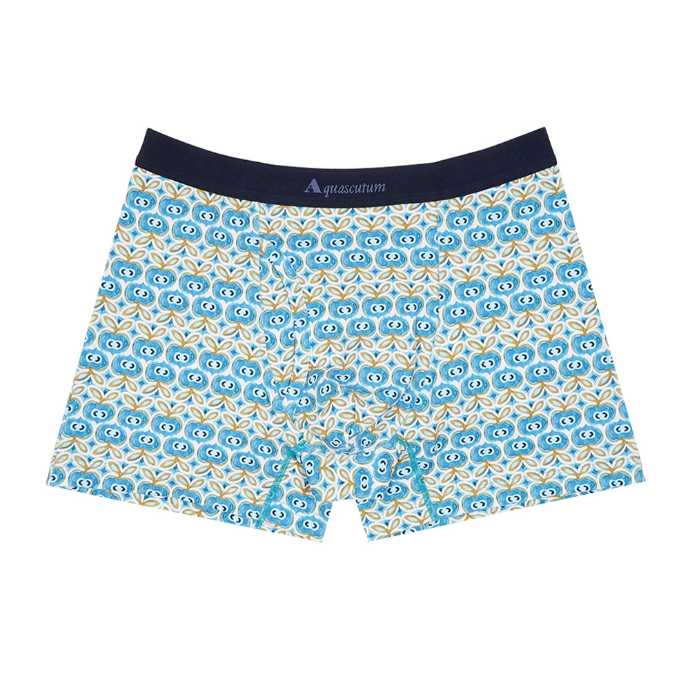 Aquascutum アクアスキュータム ニューライン ボクサー 25S アップル - パンツ Blue / L RENOWNINX ONLINE SHOP