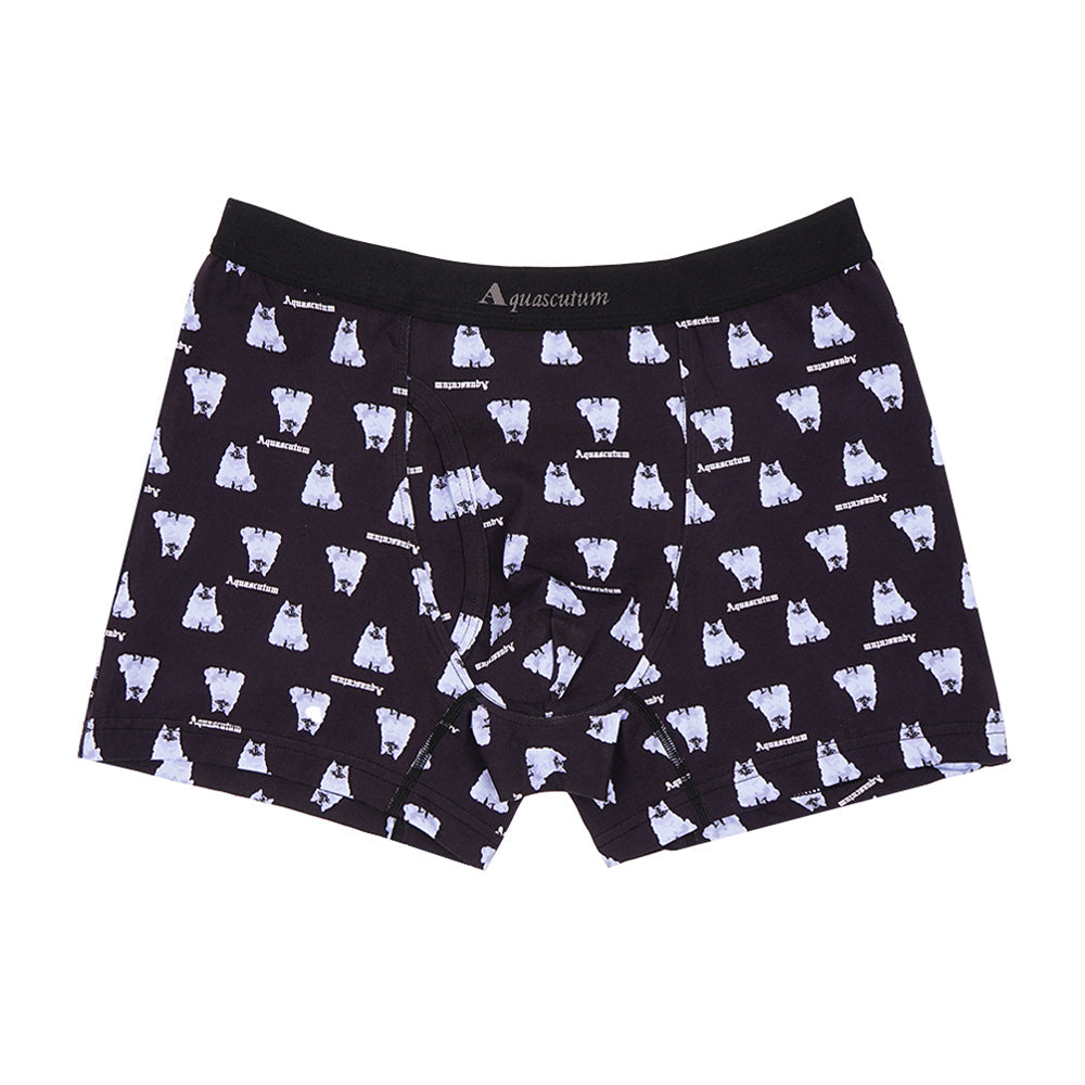 Aquascutum アクアスキュータム ニューライン ボクサー 25S AQキャット - パンツ Black / L RENOWNINX ONLINE SHOP