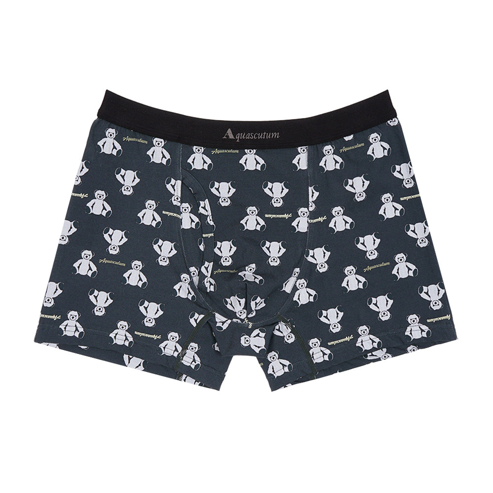 Aquascutum アクアスキュータム ニューライン ボクサー 25S ベア - パンツ Dark Green / L RENOWNINX ONLINE SHOP