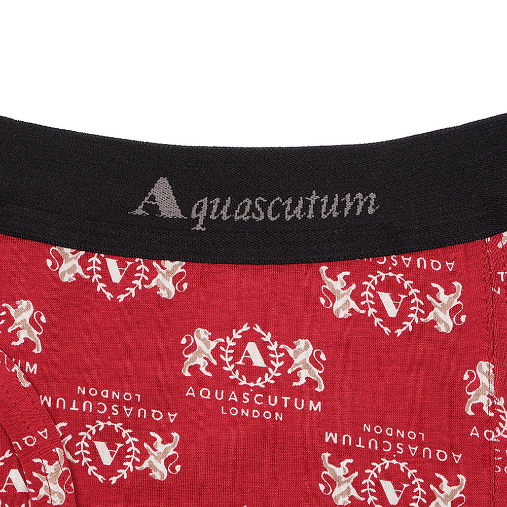 Aquascutum アクアスキュータム ニューライン ボクサー 25S ライオンエンブレム - パンツ  RENOWNINX ONLINE SHOP