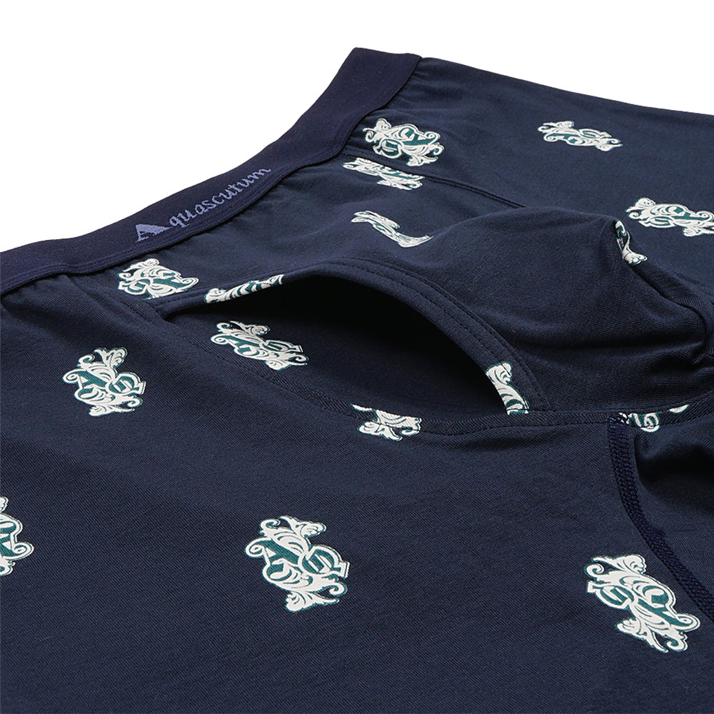 Aquascutum アクアスキュータム ニューライン ロングボクサー 25S デコロゴ - パンツ  RENOWNINX ONLINE SHOP